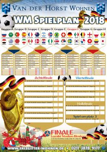 WK 2018 Spielplan